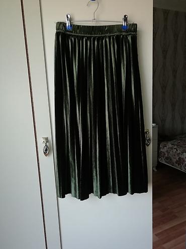 Məhsul: Qadın ətəyi - Model: Plisse (büzməli) midi ətək - Material lalafo.az -da Məhsul: Qadın ətəyi - Model: Plisse (büzməli) midi ətək - Material
