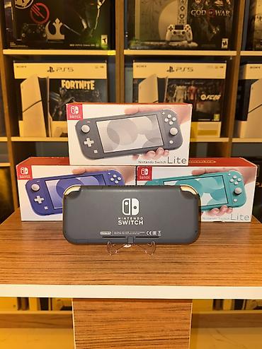 nintendo switch 1 128gb: Nintendo Switch Lite 128GB Blue Yüngül, rahat və hər yerə rahatlıqla — 4