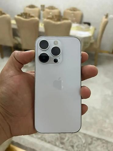 IPhone 14 Pro, 256 GB, Ağ, Simsiz şarj lalafo.az -da IPhone 14 Pro, 256 GB, Ağ, Simsiz şarj