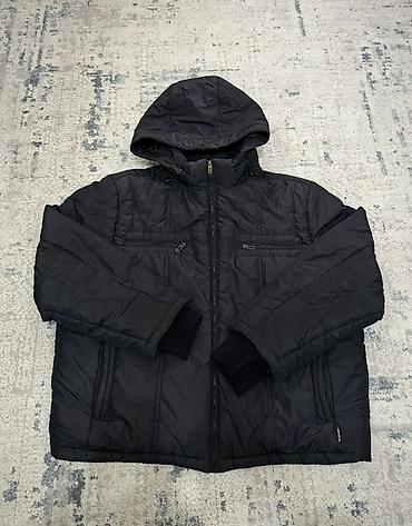 adidas l: Мужская утеплённая куртка Black Vinyl в идеальном состоянии, подойдет — 5