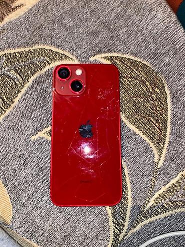 socket 1155: IPhone 13 mini, Б/у, 128 ГБ, Красный, Чехол, 100 % — 6