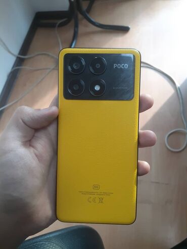 Poco: Poco X6 Pro 5G, Б/у, 512 ГБ, цвет - Желтый, 2 SIM