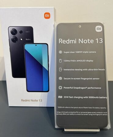 Xiaomi: Xiaomi, Redmi Note 13, Скидка 10%, Новый, 128 ГБ, цвет - Синий, 2 SIM