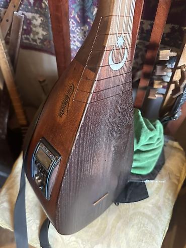 Digər musiqi alətləri: Elektro-çılqılı saz - Korpus: ağacdan hazırlanmış, tünd rəngli, yan — 1