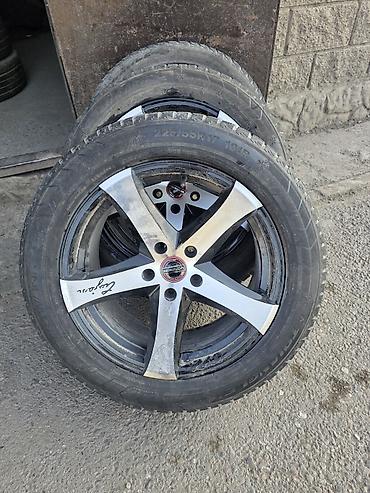 4 108: Колеса в сборе 225 / 55 / R 17, Зима, Б/у, Комплект, Легковые, Литые, отверстий - 5 — 4