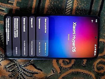 Мобильные телефоны и аксессуары: Redmi Note 13, 128 ГБ, цвет - Черный, Сенсорный, Отпечаток пальца, Две SIM карты — 4