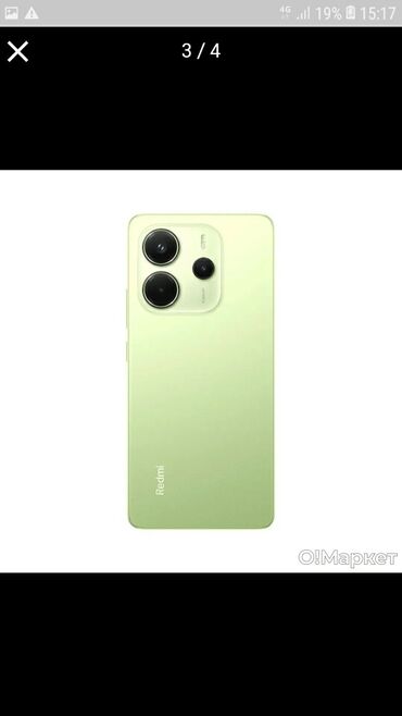 новые телефоны: Redmi, Redmi Note 14, Новый, 128 ГБ, цвет - Зеленый, 2 SIM