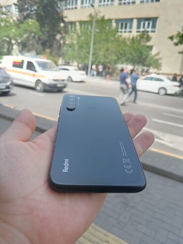 Xiaomi: Xiaomi Redmi Note 8, 64 GB, rəng - Qara, 
 Zəmanət, Barmaq izi, İki sim kartlı
