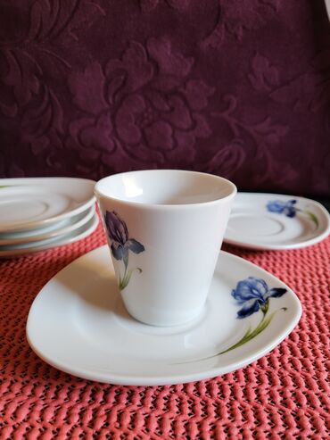 Kuhinjski setovi: Soljice nove,vintaz porcelanske za kafu. Solje pun porcelan,natpis na lalafo.rs — 5 Kuhinjski setovi: Soljice nove,vintaz porcelanske za kafu. Solje pun porcelan,natpis — 5