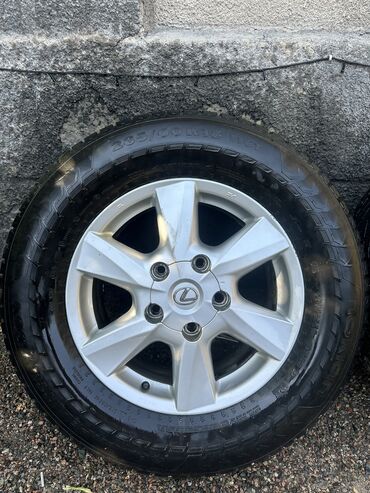 Колеса в сборе: Колеса в сборе 285 / 60 / R 18, Зимняя шипованная, Б/у, Комплект, Внедорожные (АТ/МТ), Литые, отверстий - 5 — 2