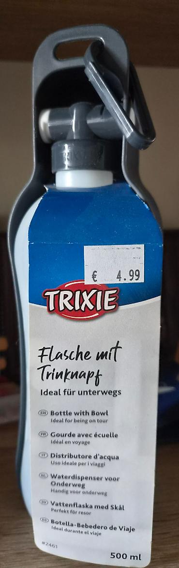 oba iti: İt üçün yol su qabı Trixie, 500 ml. ​Vəziyyəti: Tam yeni, etiketli — 1