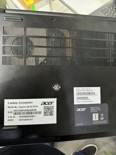 взять в аренду ноутбук: Ноутбук, Acer, 16 ГБ ОЭТ, 15.6 ", Жаңы, Жумуш, окуу үчүн, эс тутум SSD