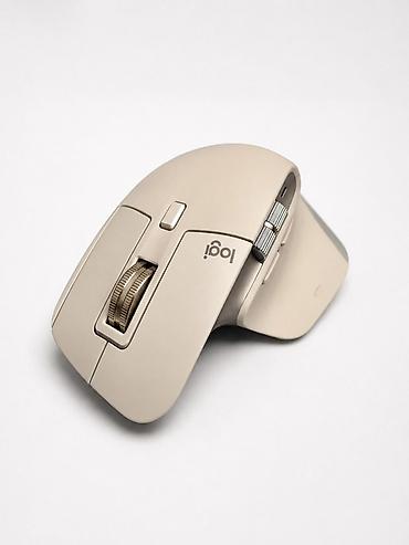 logitech mouse: Logitech MX Master 3S (qum-bej rəng) premium kompüter siçanı. Qutusu — 1