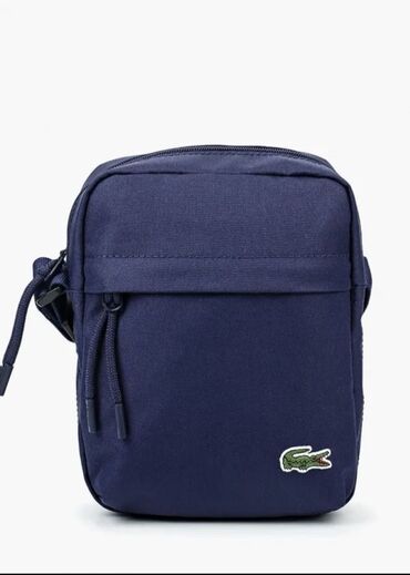 резинки заколки ободки: Барсетка Lacoste, темно‑синяя. Оригинал✅ - Компактный формат для
