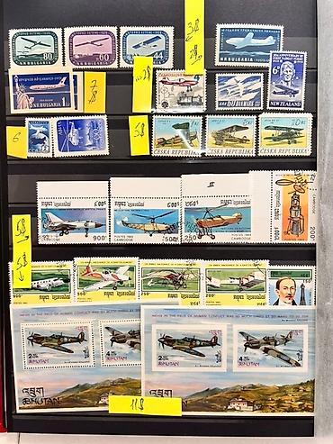 Марки: Коллекция почтовых марок с изображениями автомобилей и кораблей разных — 9