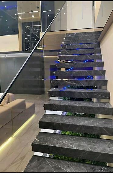 Обшивка лестниц: Лестницы любых видов и сложностей!Винтовые,Г образные, П — 17