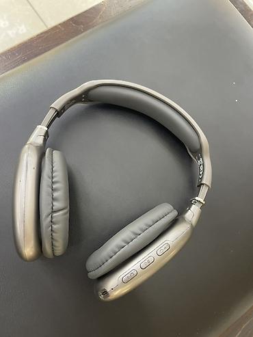наушники с переводчиком: Bluetooth накладные наушники (серый цвет) (одно ухо не работает) — 4