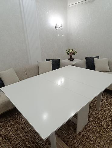 кухния: Стол трансформер Для кухни, Раскладной стол, Длина, см: не указано см, цвет - Белый — 3
