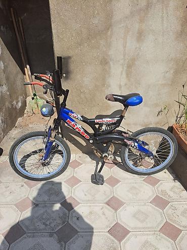 Uşaq velosipedləri: Uşaq velosipedi – BMX üslubunda, kiçik ölçülü - Çərçivə: polad, qara — 1