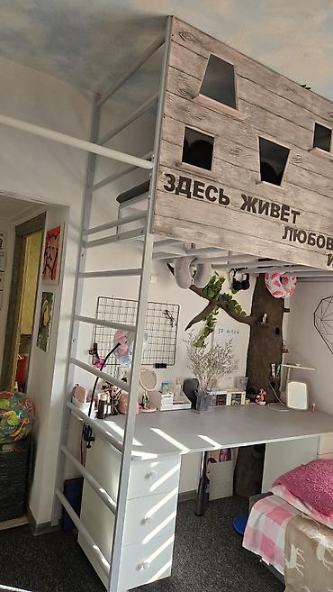детский парк: Детский спортивный уголок с домиком (руколаз, турник, шведская — 2