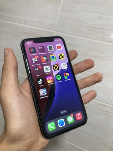 чехлы айфон 13 про макс: IPhone 11, Колдонулган, 128 ГБ, Кара, 77 %