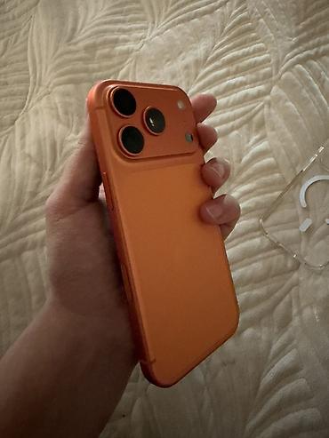 нашел айфон: IPhone 17 Pro, Б/у, 256 ГБ, Оранжевый, 90 % — 6