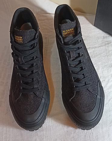 zara s: G-STAR RAW visoke patike – crni denim 44 Cena- 3890 din - Model — 7