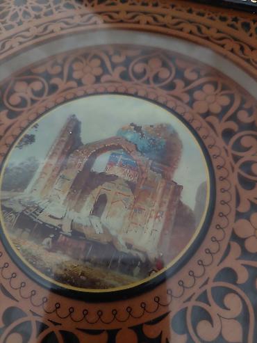 ordek şekli: Xonça/qutu daxilində dekorativ taxta tablo - Material: laklı taxta — 2