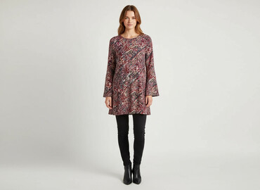 bluza azteckie wzory: Amisu, Women`s dress, size M