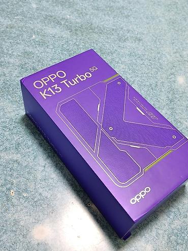 компьютер сатылат: Oppo K13 Turbo, Колдонулган, 256 ГБ, түсү - Кызгылт көк, 2 SIM — 6