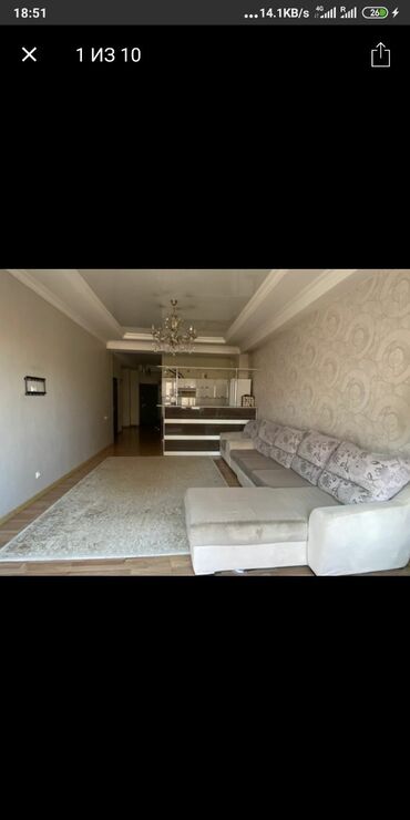 квартиры в джале в Кыргызстан | Квартиры: 2 комнаты, С мебелью полностью