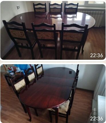 Комплекты столов и стульев: Masa desti 150 azn. Unvan Baki 9-cu mkr &fidan