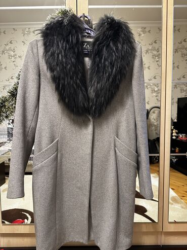 detskie sherstyanye palto: Пальто L (EU 40), цвет - Серый