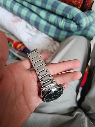из серебра: Классические часы часы, Casio, Серебро, США, Водонепроницаемые, Мужские, Б/у — 6