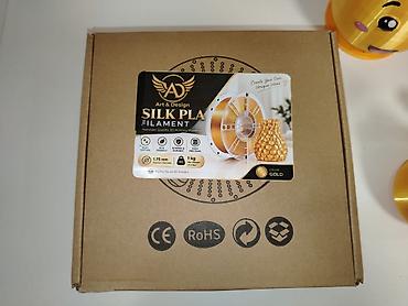 silk filament: ✨ **Art & Design – Premium Silk PLA Filament** 3D printerlər üçün — 3
