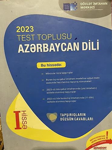 Testlər: Azərbaycan dili Testlər 11-ci sinif, DİM, 1-ci hissə, 2023 il — 1