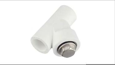 Седёлки для труб: Белая одинарная опора TEBO с защелкой. Предназначена для надежной — 29