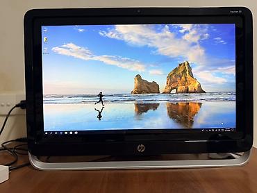 HP 23" Sensor Ekran Monoblok + Logitech Naqilsiz Dəst + Orijinal