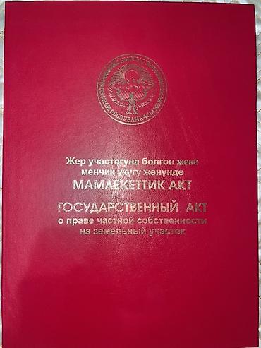 Кыймылсыз мүлк: 8 соток, Кызыл китеп — 1