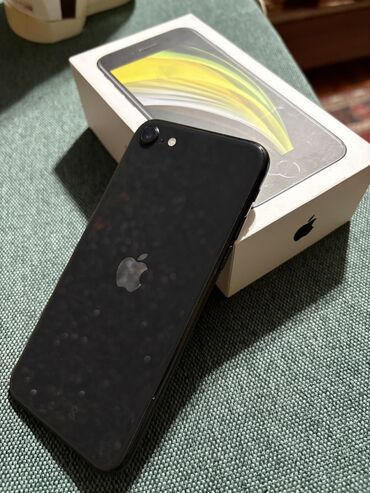 iphone se 2024 qiymeti: IPhone SE 2020, 128 GB, Qara, Barmaq izi, Simsiz şarj