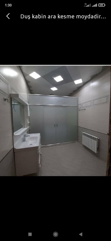 Duş kabinaları, arakəsmələr: Yeni Üstü açıq kabina, Künc üçün, Pulsuz çatdırılma — 7