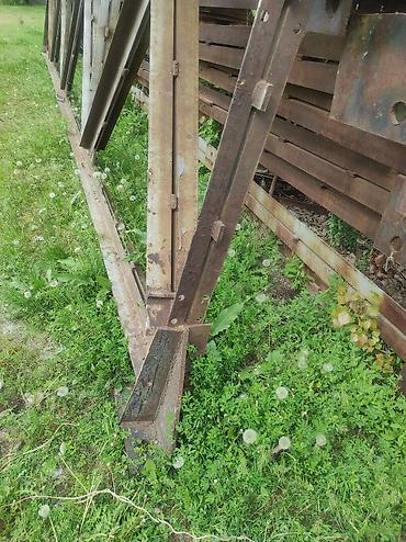 Другие виды металлопроката: Металлическик фермы 10 единиц., ширина 12 метров. высота 1.9м — 6