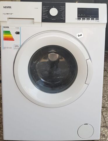bakıda maşın ölüxanaları: Paltaryuyan maşın Vestel, 7 kq, Avtomat