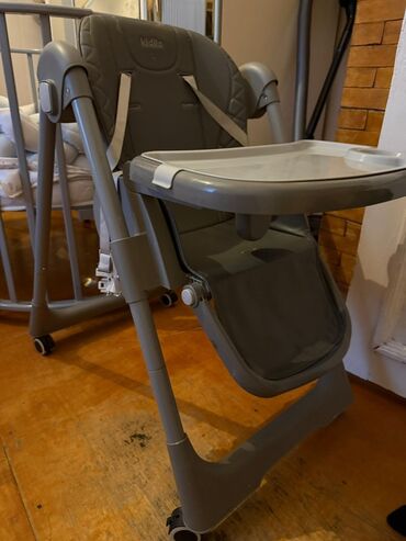 Yemək masaları, oturacaqları: Kidilo uşaq yemək stulu - Rəng: boz - Tənzimlənən bel dayağı və -da lalafo.az — 2 Yemək masaları, oturacaqları: Kidilo uşaq yemək stulu - Rəng: boz - Tənzimlənən bel dayağı və — 2