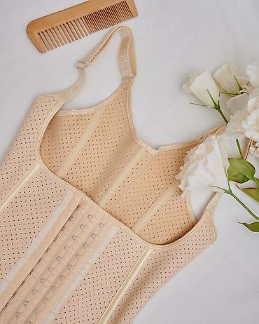 Бандажи, корсеты, корректоры: Майка корсет для похудения, после родов, для осанки, от боли в спине — 4