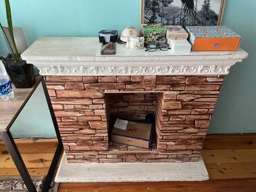 камин электрический: Декоративный камин для интерьера. Длина 120 Ширина 40 Высота 100