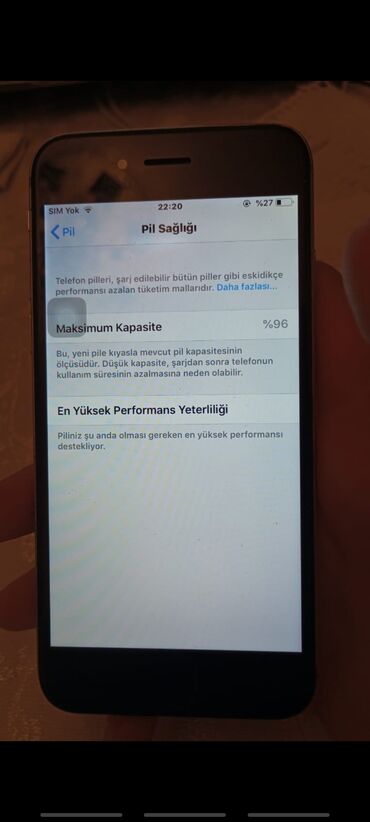 barter 6s: IPhone 6s, 32 GB, Gümüşü, Barmaq izi