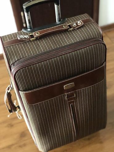 Чемоданы: Чемодан, Материал: Полиэстер, Большой (более 70 л), Вращающиеся колеса на 360° — 3