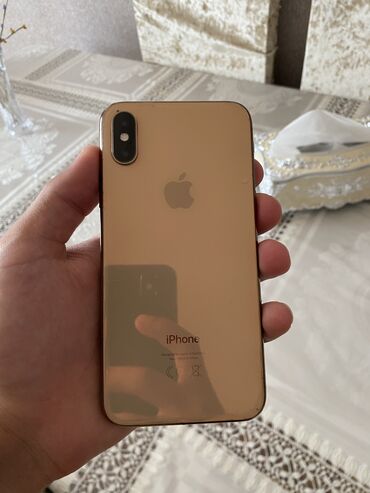 ipone xs: IPhone Xs, 64 GB, Qızılı, Simsiz şarj, Face ID