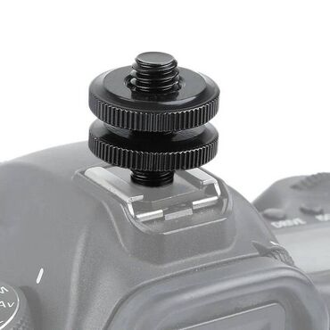 камеры для дома: Усиленный винтовой адаптер (винт, гайка) Hot Shoe 1/4 дюйма с двойной